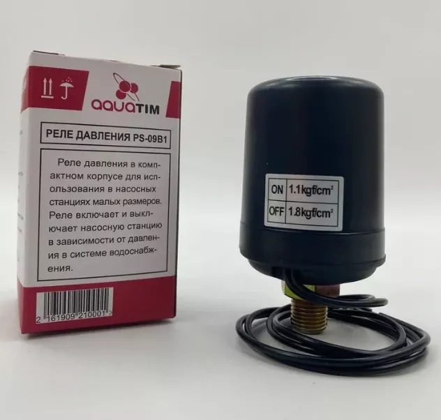 Изображение Реле давления для насосных станций МИНИ  1/4НР PS-09B1 TIM