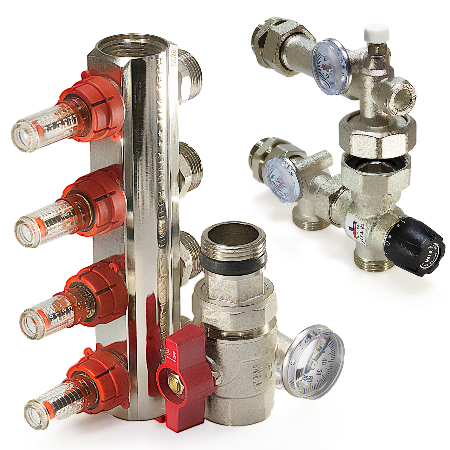 Коллекторные группы и смесительные узлы