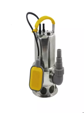 Изображение Фекальный насос с поплавком в нержавеющем корпусе 900Вт. AQUATIM длина кабеля: 10м AM-WPD900INOX-06GT TIM