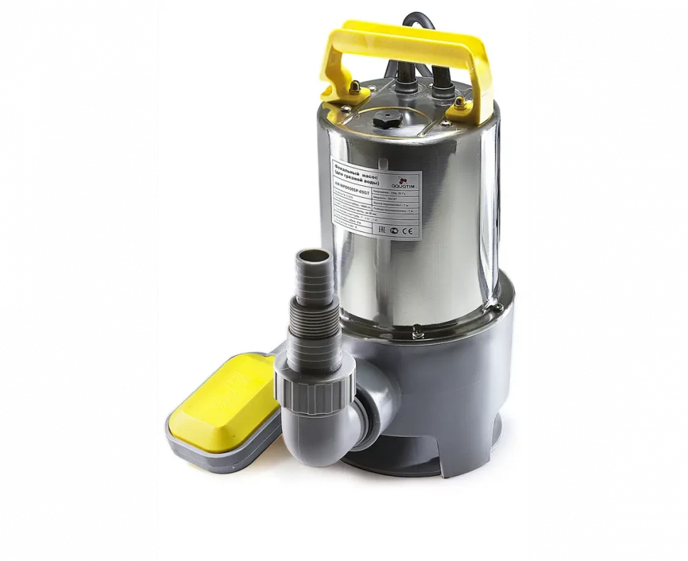 Изображение Фекальный насос. Корпус Нерж.сталь/Пластик 750Вт AQUATIM длина кабеля: 8м AM-WPD750SP-05GT TIM